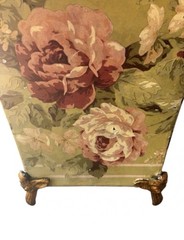 19th Century French Style Sheet Metal Cachepot Wastebasket Planter Flowers