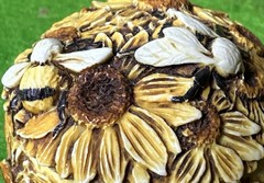 Adam Binder S.A.I.B. Flower Pot ~ SUNFLOWERS W/ BEES ~ Pre Harmony Kingdom
