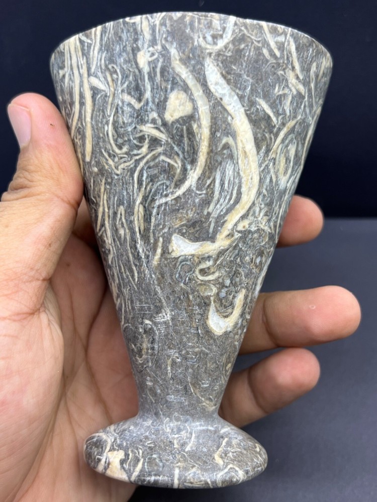 Collectable Antiques Ancient Bactrian Beautiful Jasper Stone Wine Pike Glass