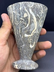 Collectable Antiques Ancient Bactrian Beautiful Jasper Stone Wine Pike Glass