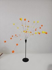 Space Plant Kinetic Abstract Sculpture Metal Art Modernist Mid Century Mcm