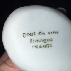 Vintage Limoges France Gout de Ville White Porcelain Swan Trinket Dish Figurine