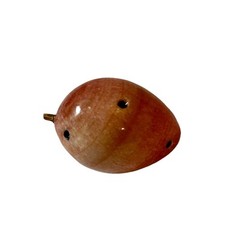 Italian Alabaster Polished Marble Stone Fruit Prickly Pear Cactus MCM