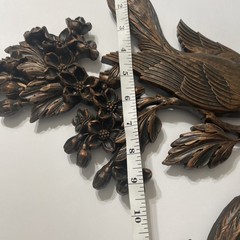 Vintage Dart Coppercraft Guild 1967 Birds & Dogwood Floral Wall Art Decor Set 2
