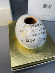 Vintage Veneto Flair Ceramic Egg Easter 1975 Italy #6671/7500 W/Box