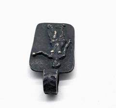 Ancient Greek Roman Silver Pendant Aphrodite Venus Goddess Apple Artifact