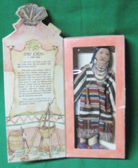 3 Hallmark Cloth Dolls Famous Americans in Boxes Chief Joseph, A. Oakley Babe R
