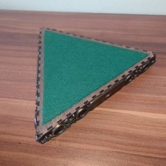 Vintage British Penny Coin Coaster Tray – Pre-Decimal 1930s 1940s Treen