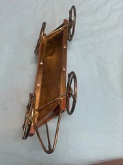 LOWER PRICE! HOMCO wood & metal Whimsical Wagon, hang on wall or set on table