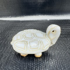 Vintage Hand Made Pottery Stoneware Turtle Figurine Small Figure Hand Crafted