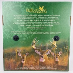 Retired Bass Pro Shops 16” Weather Station Clock US Flag Wild Hunting Fishing