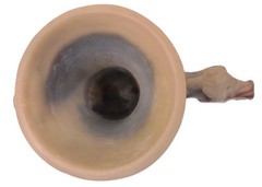 RARE Ancient Style Horse Head Libation Vessel Rhyton Drinking Cup Horns Pls Read