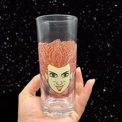 DISNEY HOCUS POCUS 10oz Glasses Sanderson Sisters Halloween 6”T 2.5”W Set Of 4