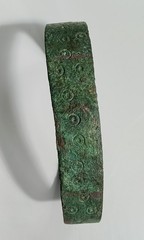 SUPERB ANGLO-SAXON COPPER ALLOY PENANNULAR BRACELET RING DOT FOUND BEDFORDSHIRE