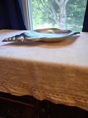 VTG 1990s Paradigm Exclusive Cast Aluminum Horn Shell Catch All Decorative Dish