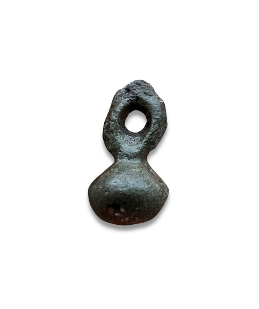 Ancient Viking Bronze Amulet Pendant Antique Artifact 1.76g