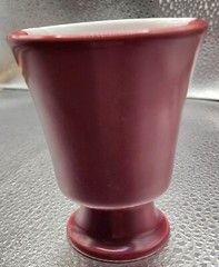 Pythagorean cup Mycenae (translation) ancient Greece city, heavy rare design vtg