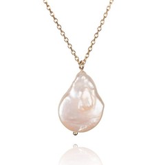 namana Baroque Pearl Pendant Necklace Women Gold Pendant Necklace Freshwater