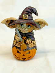 Harmony Kingdom Artst Neil Eyre Designs Halloween Gizmo Gremlin Witch Pumpkin