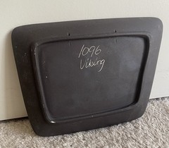 MCM Mid Century Trifa Pottery Viking Vintage Plaque Tray Art 1096 Norway AWF