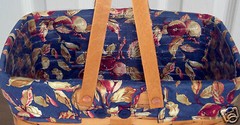 Longaberger~ Early Harvest Fabric Liner (ONLY) for Medium Market Basket NIP