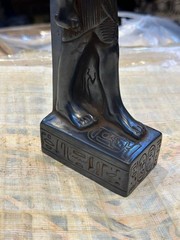 Solid Stone Ancient Egyptian Antiques Wadjet Uraeus Statue Artifact Figurine