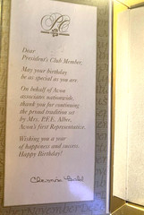Avon President’s Club Bookmark, Appears to be New but box is not sealed