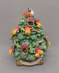 Fitz & Floyd 12 Days Christmas Five Golden Rings Lidded Limited Edition 2000