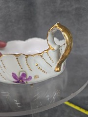 Vintage Lamoges Made In FRANCE Trinket Bowl 6 By 2in.