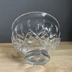 Waterford Crystal Lismore 8″ Footed Glass Bowl 140462 Made In Ireland