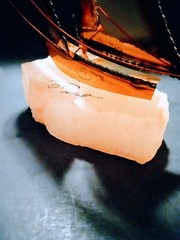Vintage 70’s John Demott Brass Copper Sculpture Sailboat On Onyx Stone Signed