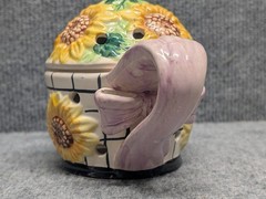Vintage Fitz & Floyd Sunflower Tea Light Pot Sun Flower