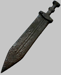 200 BC Ancient Roman Combat Gladius Legionary Battle Sword Pugio Fight Weapon