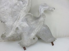 Unbranded Aluminum Metal DUCKS Plaque Wall Hanging Vintage