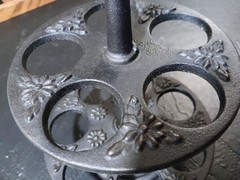 Invicta Cast Metal Two Tier Egg Holder w/Chicken Finial – France