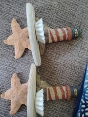 2000 WESTLAND~Seahorses & Shells Tea Light Candle Holder~#8540~Beach~Wall Decor
