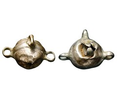 Antiquity Hellenistic Silver Hollow-Body Pendant c300–100BC Near Eastern Find