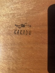 Kakadu Reut Shahar Signed Painted Wood Wall Art Mat Israel Fish 15″ Round