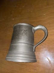 VINTAGE 1973 SEXTON USA METAL TANKARD WALL HANGING HALF MUG