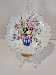 Vtg Del Coronado Nasco Trinket/Dish/tray Japan 1940s Hand Painted