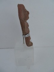 Pre Columbian Peru Warrior Head on Stand