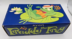 Vintage Freddy the Frog soap dish and soap from AVON. New in box/plastic wrap