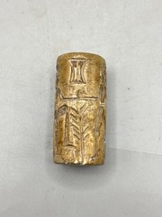 Near eastern Seal Collectibles Stone Intaglio Carved Signet Historical Seal Bead