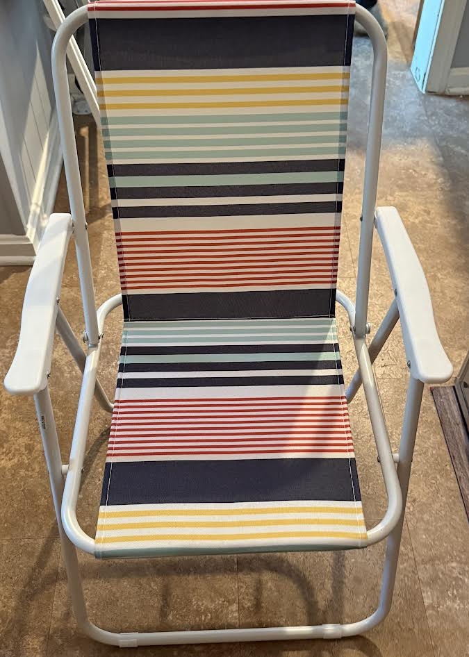 Folding Beach Chair, Lightweight Beach Chair with High Back, Portable Foldabl…