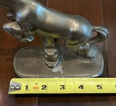Nuart Creations Jumping Horse Cast Metal Bookends Art Deco Pair Book End