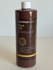 FurnitureClinic Teak Oil | Wood Oil Protects and Cleans Outdoor a New Sealed