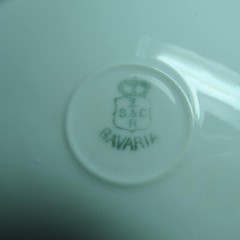 Antique Zeh Scherzer Bavarian Edwardian Lady Plate