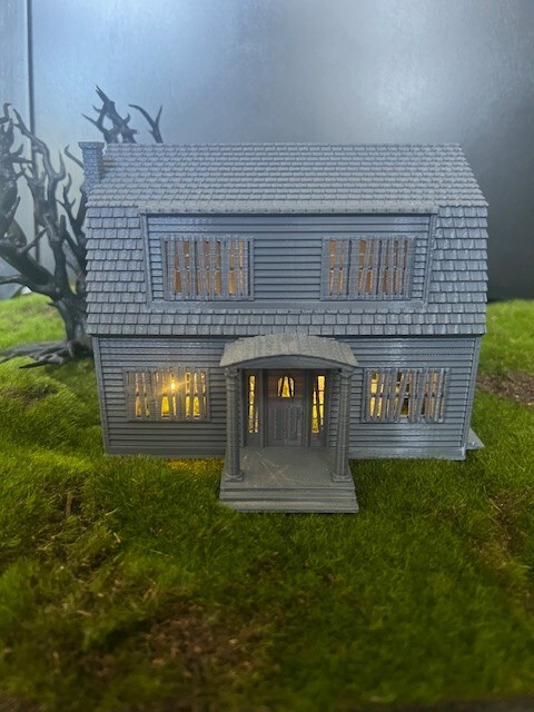 Halloween Freddy Krueger elm street Haunted Horror House 3D Display LED LIGHTS