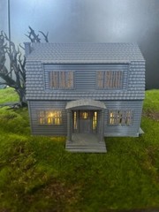 Halloween Freddy Krueger elm street Haunted Horror House 3D Display LED LIGHTS