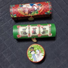3 Sets Mary Engelbreit Christmas Soap In Gift Boxes The Night Before Scottie Dog